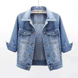 Classic Denim Jacket – Timeless and Versatile for All Seasons-Light Blue-1