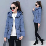Winter Puffer Jacket with Hood for Women-1