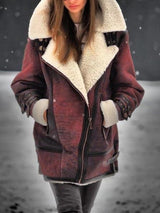 Thickened Faux Fur One-Piece Coat