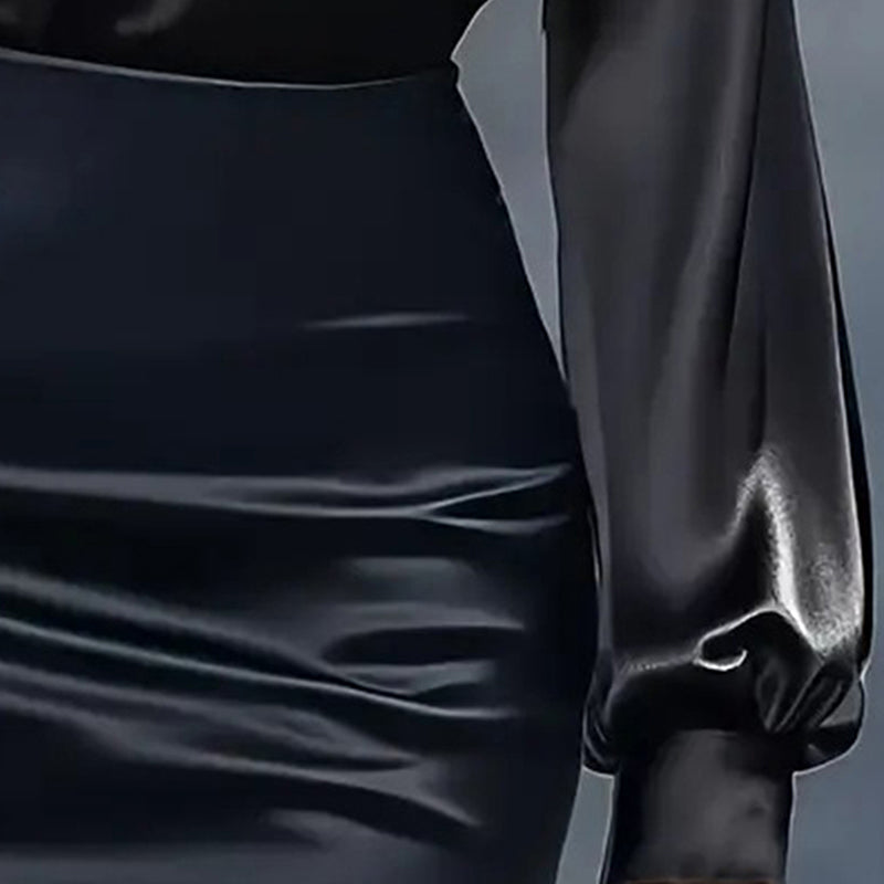 Elegant Long Sleeve Office Blouse