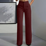 High Waisted Wide Leg Trousers