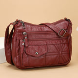 Multi-Compartment Crossbody Bag for Women – Soft, Spacious & Organized