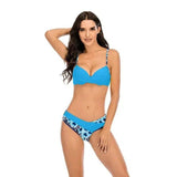 Bikini European And American Hard Bag Split-PrintingBlue-4