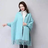 LOVEMI - Lovemi - Cape cloak imitation cashmere shawl scarf