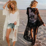 Lace Beach Cover-Up Cardigan-1