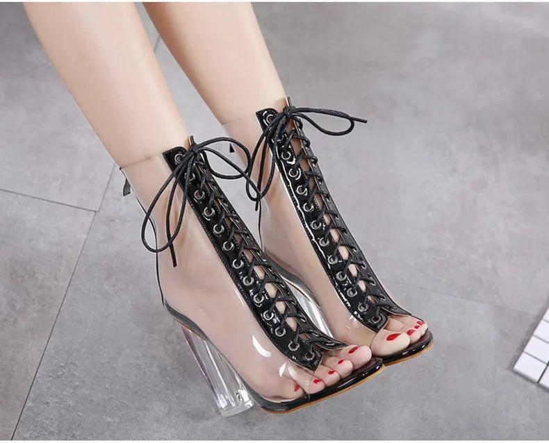 Gladiator Sandals Peep Toe-4