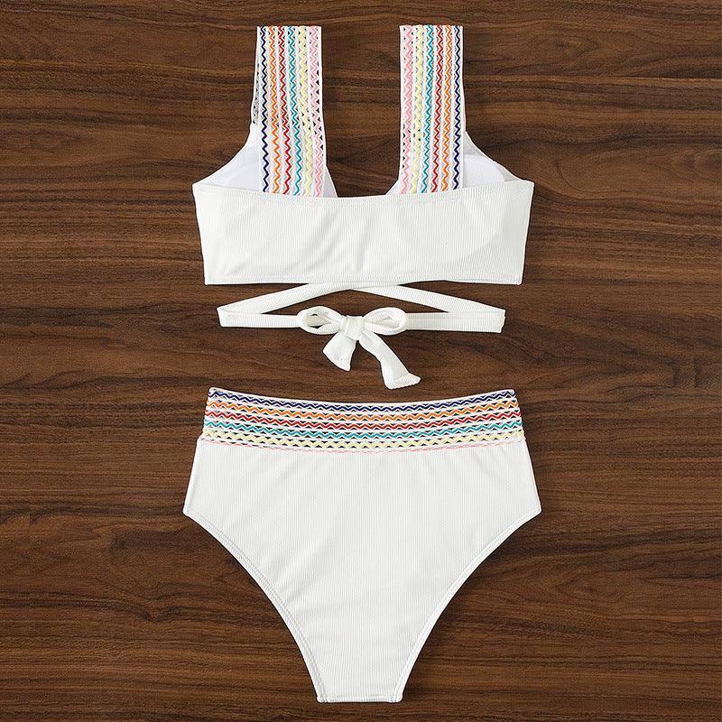 Chic High-Waisted Bikinis: Trendy Beachwear Essentials-8