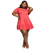 Chic Plus Size Summer Dresses | Trendy XL-5XL Styles-Red-8