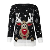 Christmas fawn jacquard sweater-2