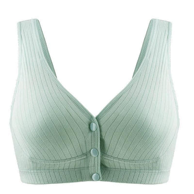 Cotton Nursing Bra Breathable Breastfeeding Bras for Women-2