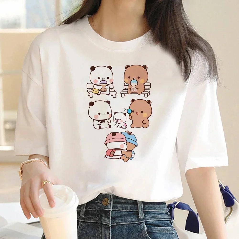 Cute Bubu Dudu Shirt-L235-16 WHITE-1