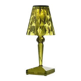 Diamond Crystal Rechargeable Decorative Table Lamp-Green-7