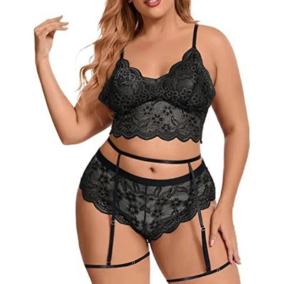 European And American Lingerie Fashion Ladies Temptation-Black-3