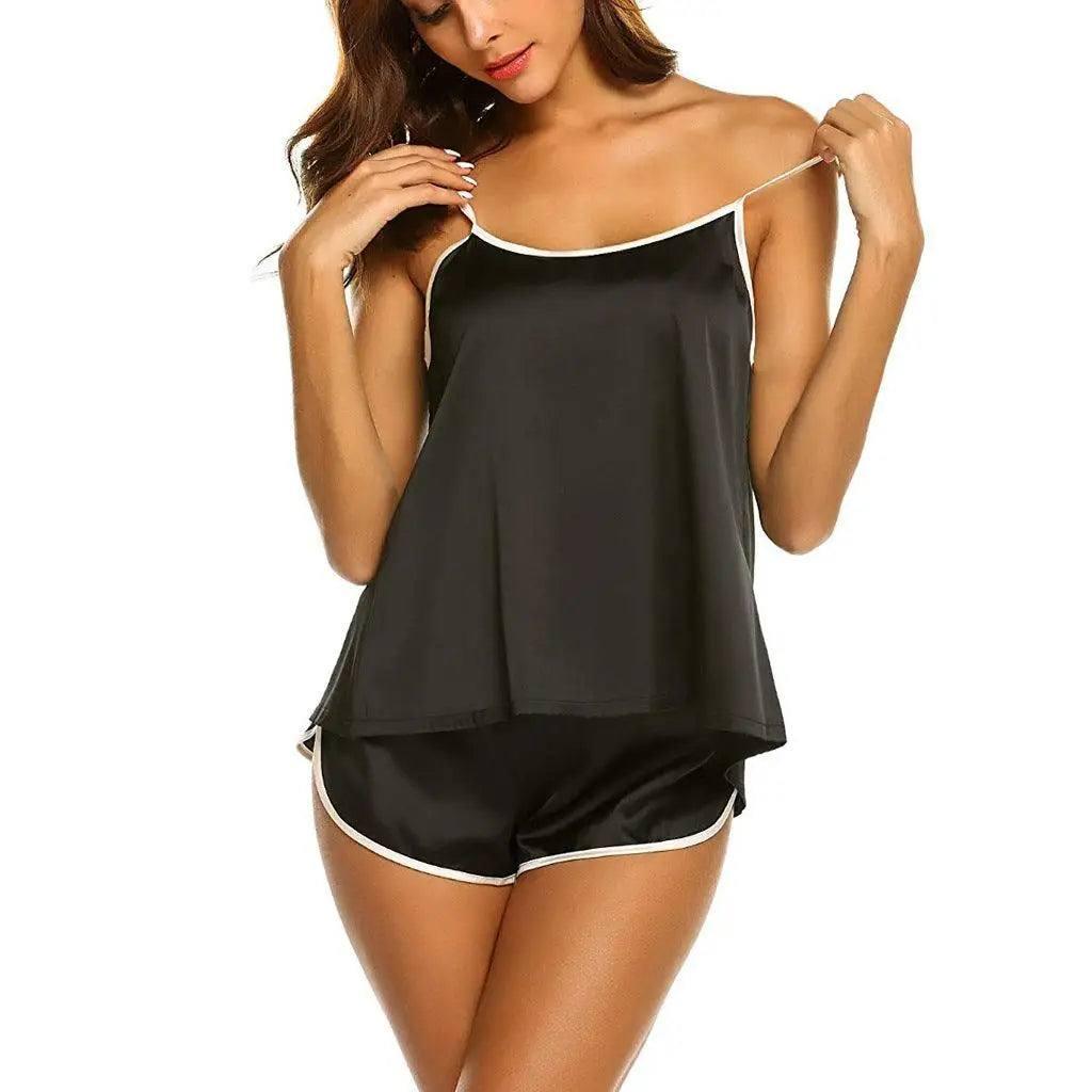 European And American Sexy lingerie And Pajamas-Black-7