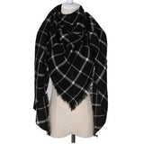 European And American Triangle Cashmere Women's Winter Scarf-17