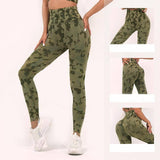 Trendy Camouflage Yoga Pants for Women-2