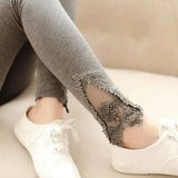 LOVEMI - Lovemi - Fashion Ladies Crochet Lace Leggings