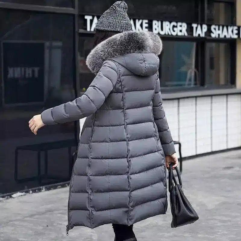 LOVEMI - Lovemi - Fur collar down jacket