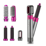 Hair Dryer Brush 5 In 1 Electric Blow Dryer Comb Hair-PhotoColor-2