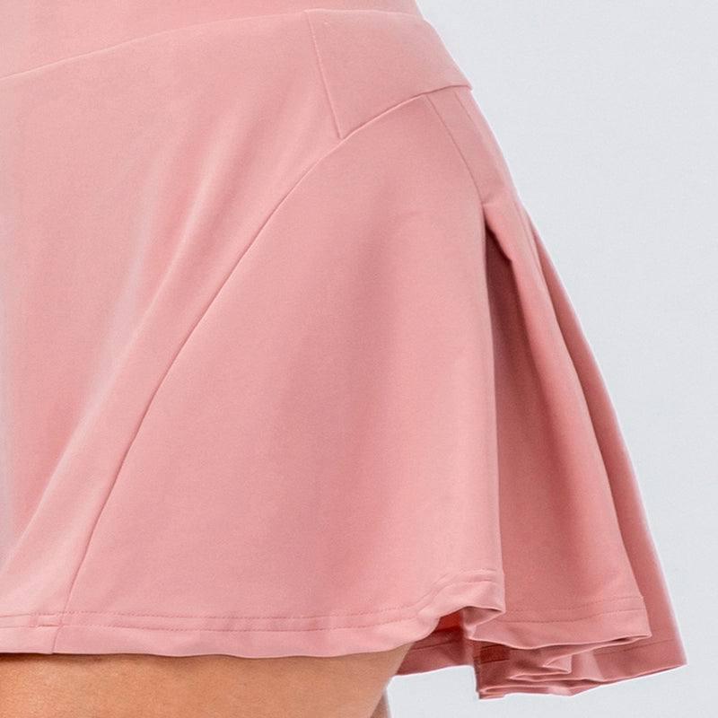 High Quality Tennis Skirt With Zipped Pocket Women Pleated Sports Skirt-4