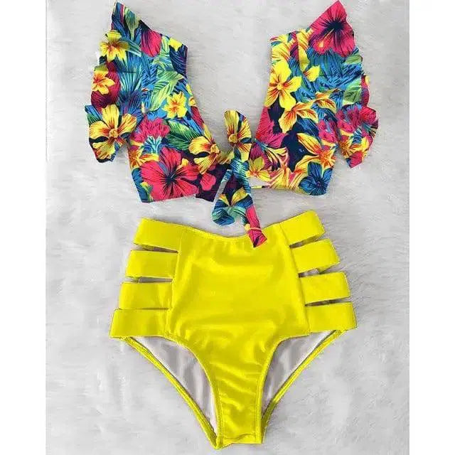 High waist bikini sexy 2-piece set-NA19508Y3-8