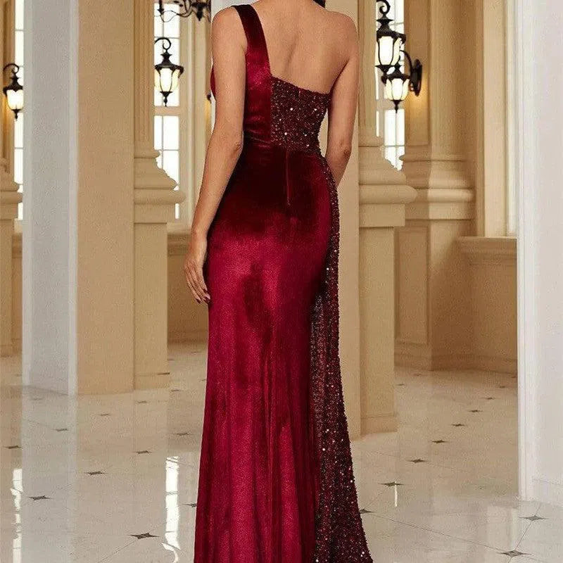 Host Single Strapless Evening Dress-2