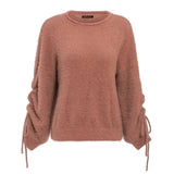 Knit sweater lace sweater-2