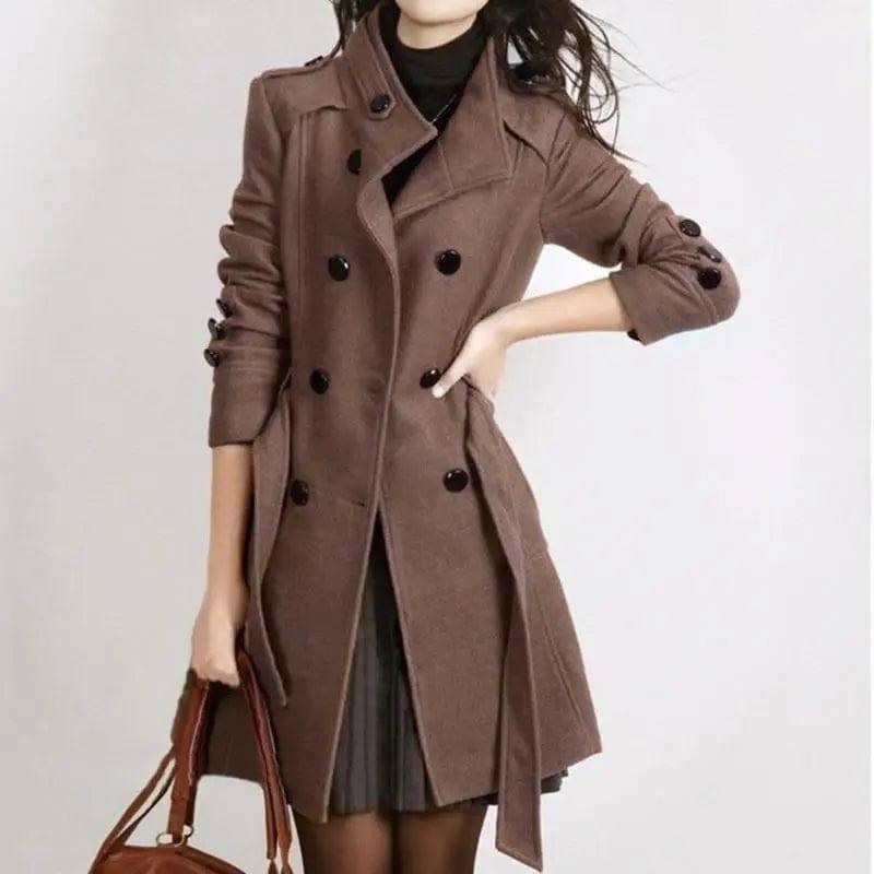 Ladies Jackets Wool Coats-7