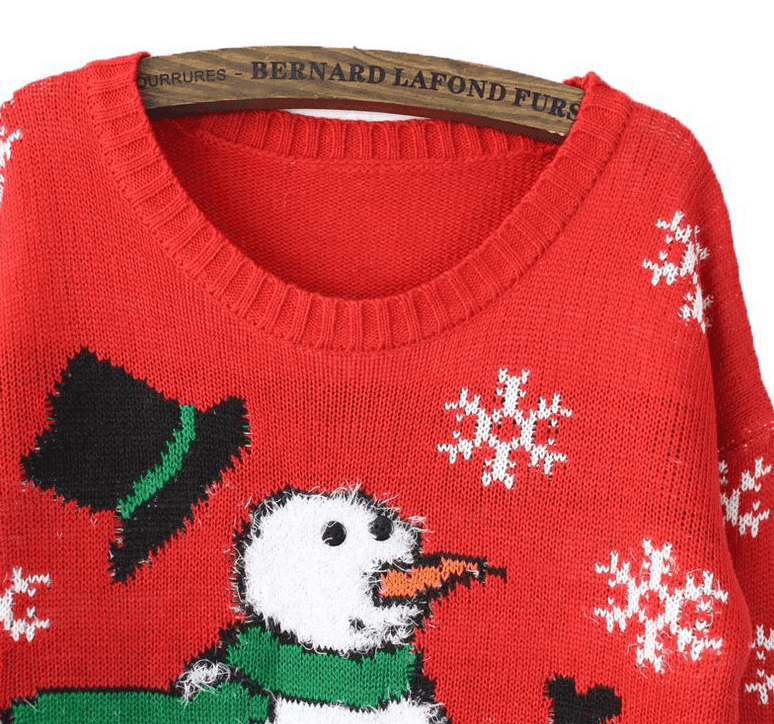 Little Snowman Christmas Sweater-5