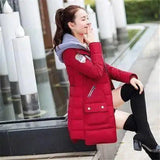 autumn and winter new Korean version of the wild cotton coat-1