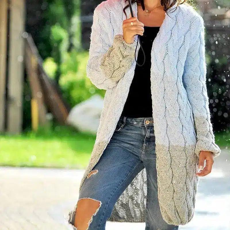 LOVEMI - Lovemi - Cardigan loose twisted sweater sweater