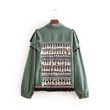 LOVEMI - Lovemi - Fringed Epaulette Jacket