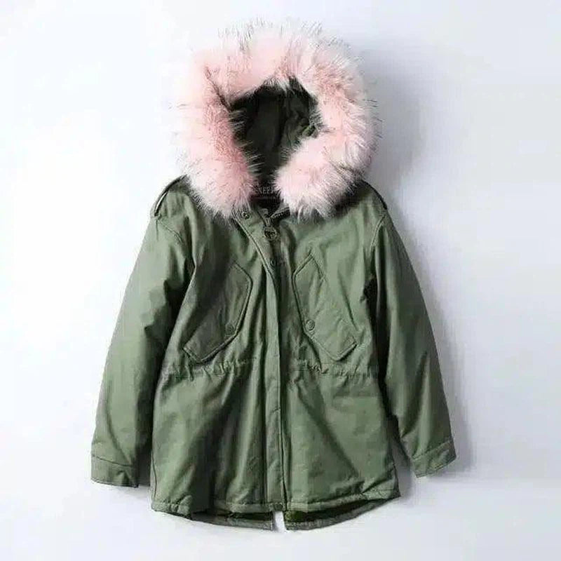 LOVEMI - Lovemi - Fur Hooded Parka