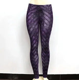 LOVEMI - Lovemi - High Waist Iron Weave Print Push Up Yoga Workout