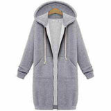 LOVEMI - Lovemi - Hooded long-sleeved winter sweater women's jacket