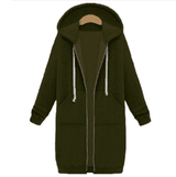 LOVEMI - Lovemi - Hooded long-sleeved winter sweater women's jacket