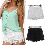 Korean version of lace shorts skirt pants crochet casual-2