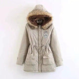 Stylish Hooded Jackets for Women-Khaki-2