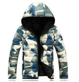 LOVEMI - Lovemi - Men's camouflage cotton hooded Korean men's thick