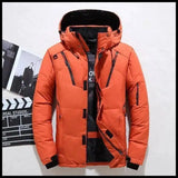 Men's down jacket-Orange Red-3