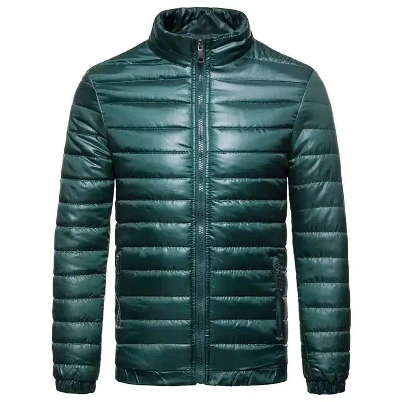 LOVEMI - Lovemi - Men's Solid Down Cotton Jacket With Standing