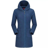 LOVEMI - Lovemi - Mid long fleece jacket with hood