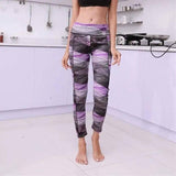 LOVEMI - Lovemi - Printed Pocket Slim Leggings Women's Sports