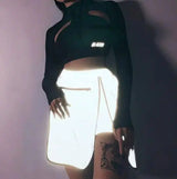 Reflective slit skirt-5