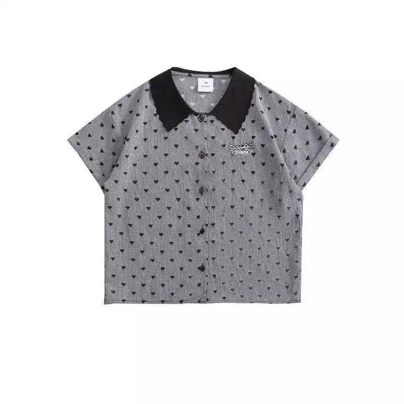 Women's Pleated Skirt with Zip Pocket Detail-Grey top-2