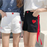 Shorts Summer Candy Simple Collocation High Waist Womens's-1