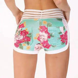 Summer Floral Booty Shorts-4