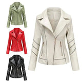 Thin Pu Short Coat Spring And Autumn Jacket-1