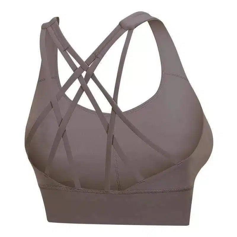 LOVEMI - Lovemi - Training Yoga Fitness Bra, Shockproof Gathering