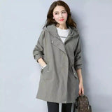 LOVEMI - Lovemi - Women's Windbreaker Mid-Length Korean Spring Dress